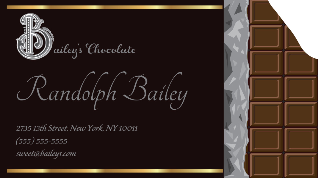 Business card design project